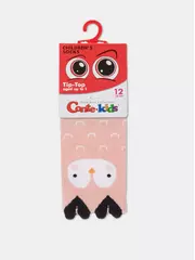 Хлопковые детские носки tip-top (мордашки) 603 пепельно-розовый, , 12, CONTE-KIDS, - 2