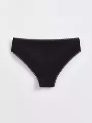 Трусы женские "hipster" basic line lhp 2031 (в коробке) black, , 90/XS, CONTE ELEGANT, - 2