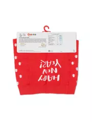 Колготки детские new year 622 красный, , 104-110 (16), CONTE-KIDS, - 5