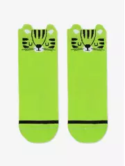 Хлопковые детские носки tip-top (мордашки) 605 салатовый, , 18, CONTE-KIDS, - 1