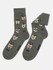 Носки мужские diwari happy 657 хаки, , 40-41 (25), DIWARI, - 1