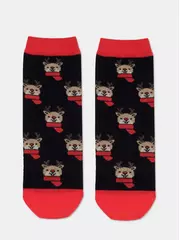 Детские новогодние носки new year 908 черный, , 13-14, CONTE-KIDS, - 1