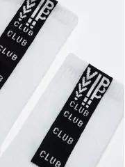 Носки женские хлопковые active (удлиненные) 433 белый-черный, , 36-37 (23), CONTE ELEGANT, - 5