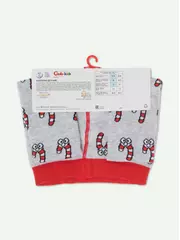 Детские новогодние колготки conte-kids new year 621 светло-серый, , 80-86 (14), CONTE-KIDS, - 4