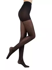 Колготки в точку с утягивающими шортиками dots slim, , 5, CONTE ELEGANT, - 5