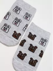 Носки детские "веселые ножки" 934 светло-серый, , 12, CONTE-KIDS, - 3