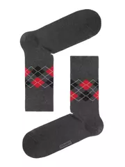 Носки мужские diwari comfort (меланж) 015 темно-серый, , 40-41 (25), DIWARI, - 1