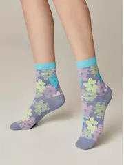 Носки женские хлопковые esli classic 527 светлый джинс, , 36-37 (23), ESLI, - 2