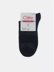 Носки женские хлопковые classic 530 черный, , 36-37 (23), CONTE ELEGANT, - 5