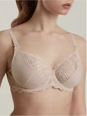 Бюстгальтер с мягкой чашкой aura rb6099 серебристый пион, , 90D, CONTE ELEGANT, - 1