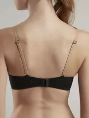 Бюстгальтер без каркасов satin tb7174 карамель с черным, , 80A, CONTE ELEGANT, - 2