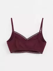 Бюстье из премиального хлопка classic basic lbe 1345 bordo, , 170-88/S, CONTE ELEGANT, - 6