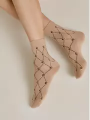 Носки женские хлопковые classic 525 бежевый, , 36-37 (23), CONTE ELEGANT, - 3