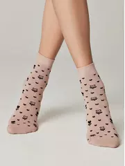 Носки женские (махровые) conte comfort 434 пепельно-розовый, , 36-37 (23), CONTE ELEGANT, - 1