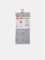 Колготки детские tip-top 629 светло-серый, , 140-146 (22), CONTE-KIDS, - 6