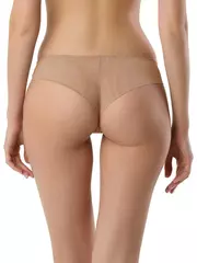 Трусы женские «танга» со средней линией талии nymphe tp6045 капучино, , 90/XS, CONTE ELEGANT, - 2