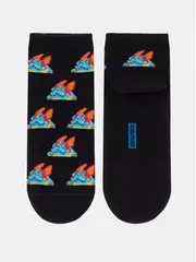 Носки мужские diwari happy (короткие) 171 черный, , 42-43 (27), DIWARI, - 1