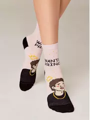 Носки женские хлопковые classic 535 светло-розовый, , 36-37 (23), CONTE ELEGANT, - 2