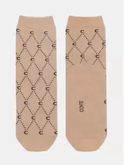 Носки женские хлопковые classic 525 бежевый, , 36-37 (23), CONTE ELEGANT, - 4