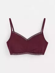 Бюстье из премиального хлопка classic basic lbe 1345 bordo, , 170-88/S, CONTE ELEGANT, - 5
