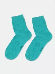 Носки женские хлопковые classic 529 бирюза, , 36-37 (23), CONTE ELEGANT, - 3