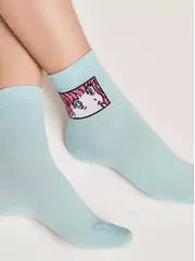 Носки детские "веселые ножки" 941 бледно-бирюзовый, , 20, CONTE-KIDS, - 2