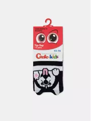 Колготки детские conte-kids tip-top (мордашки) 560 светло-розовый, , 104-110 (16), CONTE-KIDS, - 4