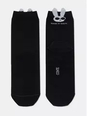 Носки женские хлопковые classic 540 черный, , 36-38 (23-25), CONTE ELEGANT, - 5