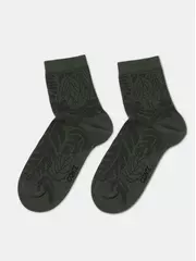 Носки женские хлопковые classic 530 хаки, , 36-37 (23), CONTE ELEGANT, - 3