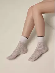 Носки для девочек нарядные point bianco, , 20-22, CONTE ELEGANT, - 2