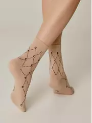 Носки женские хлопковые classic 525 бежевый, , 36-37 (23), CONTE ELEGANT, - 2