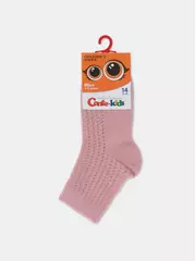 Носки детские miss (ажурные) 903 пепельно-розовый, , 16, CONTE-KIDS, - 4