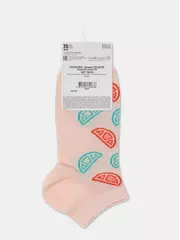 Носки женские хлопковые esli active (короткие) 533 персик, , 36-37 (23), ESLI, - 6