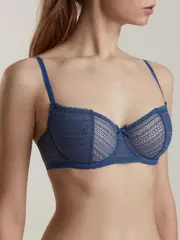 Бюстгальтер conte vintage rb6089 деним, , 80C, CONTE ELEGANT, - 1