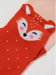 Колготки детские conte-kids tip-top (мордашки) 573 мандариновый, , 104-110 (16), CONTE-KIDS, - 2