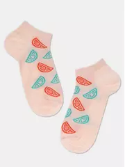 Носки женские хлопковые esli active (короткие) 533 персик, , 36-37 (23), ESLI, - 3