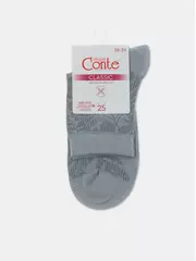 Носки женские хлопковые classic 530 светло-серый, , 38-39 (25), CONTE ELEGANT, - 4