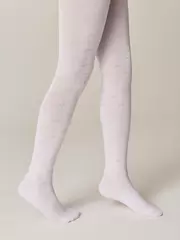 Колготки детские tip-top 628 белый, , 128-134 (20), CONTE-KIDS, - 1