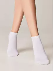 Носки женские (короткие) esli basic 18с-97/1спе 000 белый, , 36-39 (23-25), ESLI, - 1