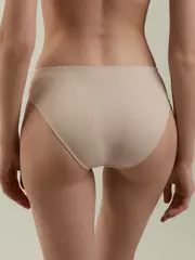 Трусы женские «слип» со средней линией талии aura rp3080 серебристый пион, , 118/4XL, CONTE ELEGANT, - 2