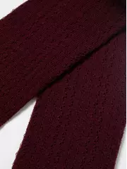 Ажурные детские колготки miss 618 темно-бордовый, , 140-146 (22), CONTE-KIDS, - 3