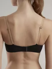 Бюстгальтер с мягкой чашкой, на каркасах satin tb6175 карамель с черным, , 85A, CONTE ELEGANT, - 2