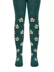 Колготки детские tip-top 624 темно-бирюзовый, , 104-110 (16), CONTE-KIDS, - 1