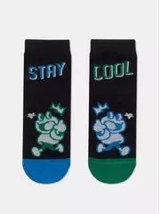 Носки детские "веселые ножки" 936 черный, , 16, CONTE-KIDS, - 1