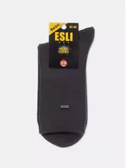Носки мужские esli basic 21с-192спе 158 темно-серый, , 43-45 (27-29), ESLI, - 3