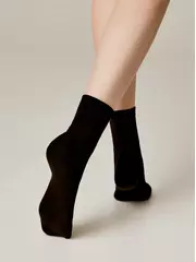 Носки женские esli basic 18с-7/2спе 000 черный, , 36-39 (23-25), ESLI, - 2