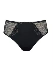 Трусы женские «слип» со средней линией талии satin tp3147 черный, , 106/XL, CONTE ELEGANT, - 1