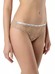 Трусы женские «танга» со средней линией талии nymphe tp6045 капучино, , 90/XS, CONTE ELEGANT, - 1