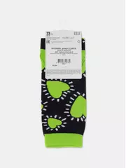 Носки женские хлопковые esli classic 532 черный-салатовый, , 36-37 (23), ESLI, - 6