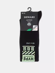 Носки мужские diwari active (светонакопительные) 487 черный, , 42-43 (27), DIWARI, - 2